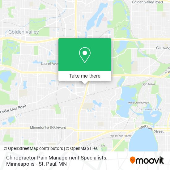Chiropractor Pain Management Specialists map