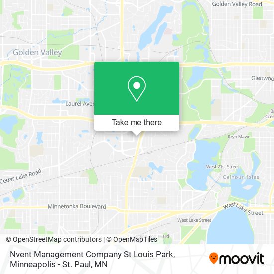 Nvent Management Company St Louis Park map