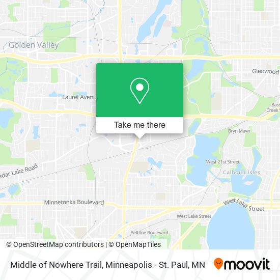 Mapa de Middle of Nowhere Trail