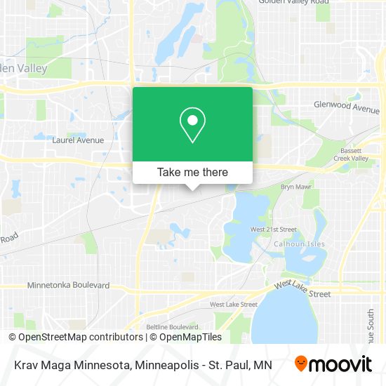 Mapa de Krav Maga Minnesota