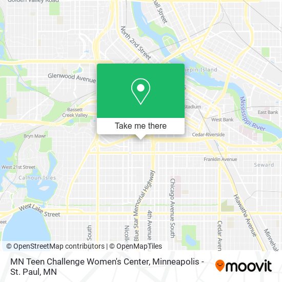 MN Teen Challenge Women's Center map