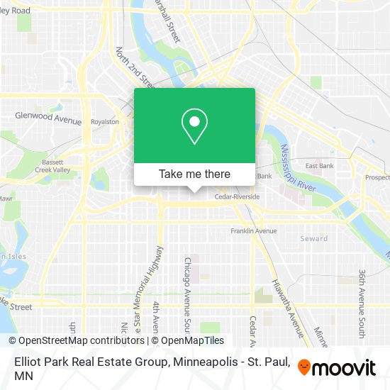 Elliot Park Real Estate Group map