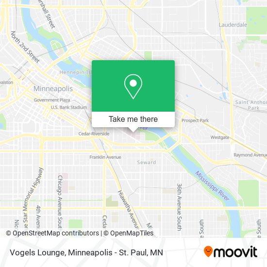 Vogels Lounge map