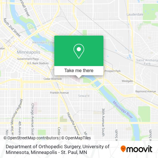 Department of Orthopedic Surgery, University of Minnesota map