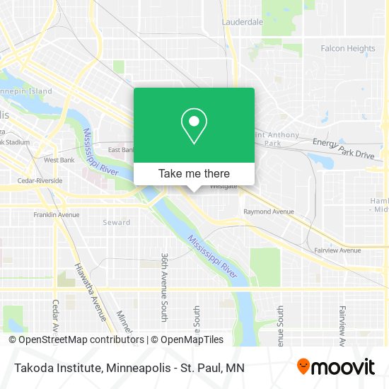 Takoda Institute map