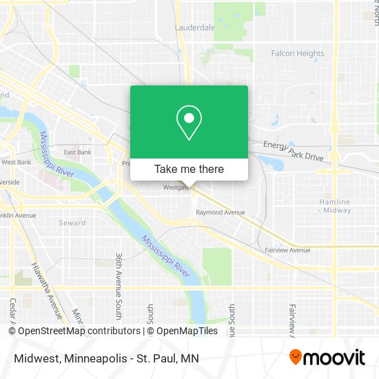 Mapa de Midwest