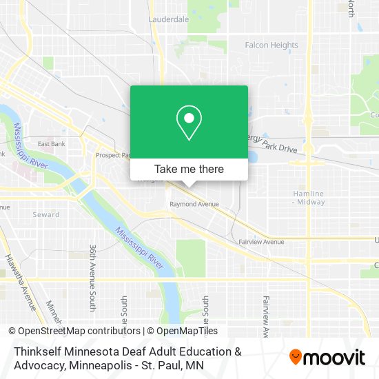 Thinkself Minnesota Deaf Adult Education & Advocacy map