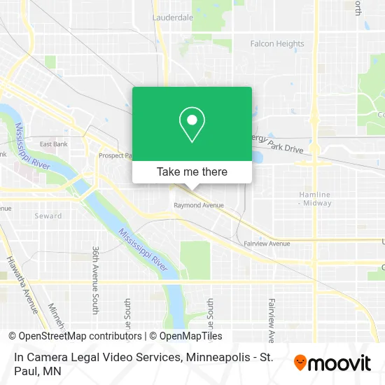 In Camera Legal Video Services map