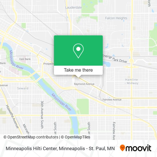 Mapa de Minneapolis Hilti Center