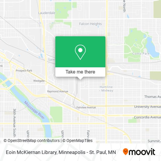 Eoin McKiernan Library map