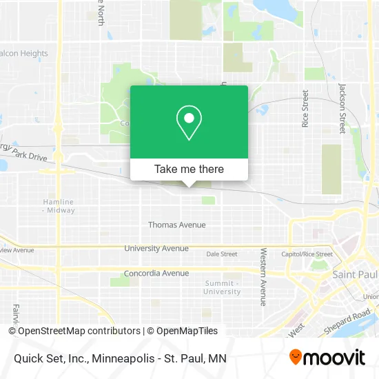 Quick Set, Inc. map