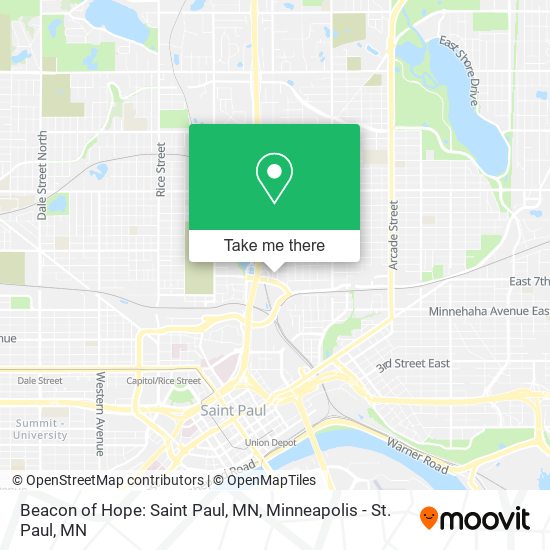Mapa de Beacon of Hope: Saint Paul, MN