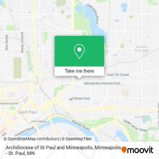 Mapa de Archdiocese of St Paul and Minneapolis