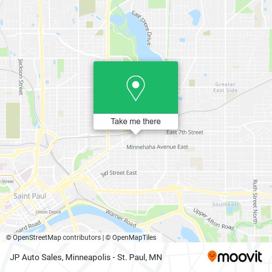 JP Auto Sales map