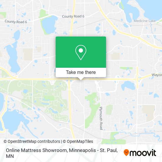 Online Mattress Showroom map
