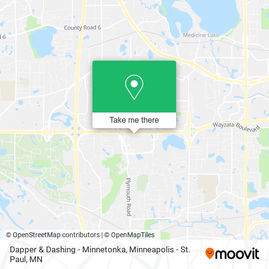 Mapa de Dapper & Dashing - Minnetonka