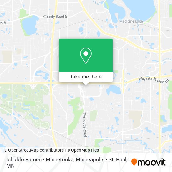 Ichiddo Ramen - Minnetonka map