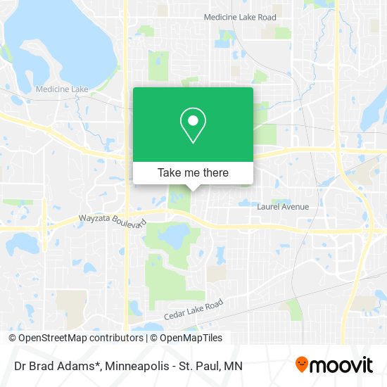Dr Brad Adams* map