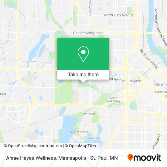 Mapa de Annie Hayes Wellness