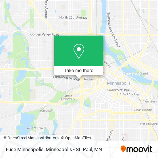 Fuse Minneapolis map