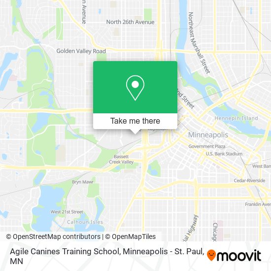 Agile Canines Training School map