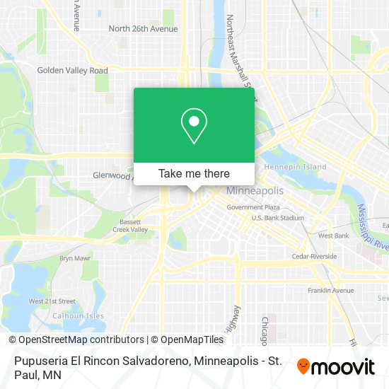 Mapa de Pupuseria El Rincon Salvadoreno