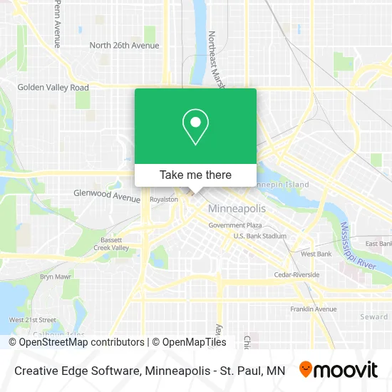 Creative Edge Software map
