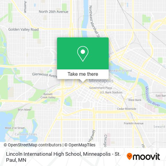 Lincoln International High School map