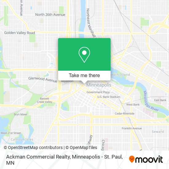 Ackman Commercial Realty map