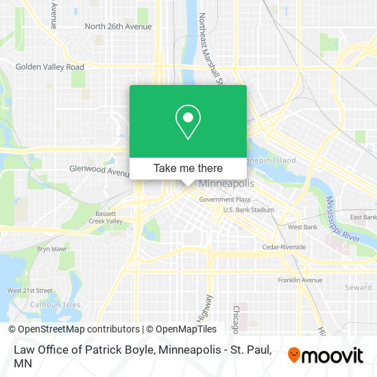 Law Office of Patrick Boyle map