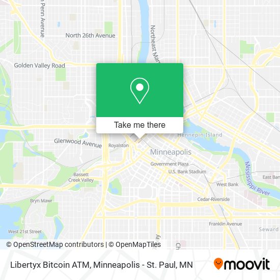 Libertyx Bitcoin ATM map