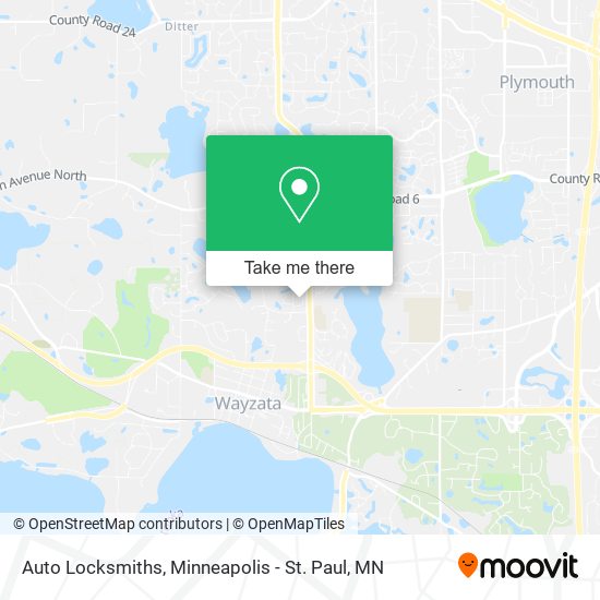 Auto Locksmiths map