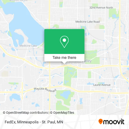 FedEx map