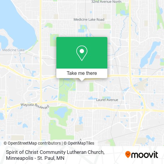 Mapa de Spirit of Christ Community Lutheran Church