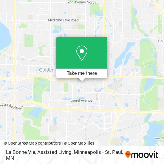 Mapa de La Bonne Vie, Assisted Living