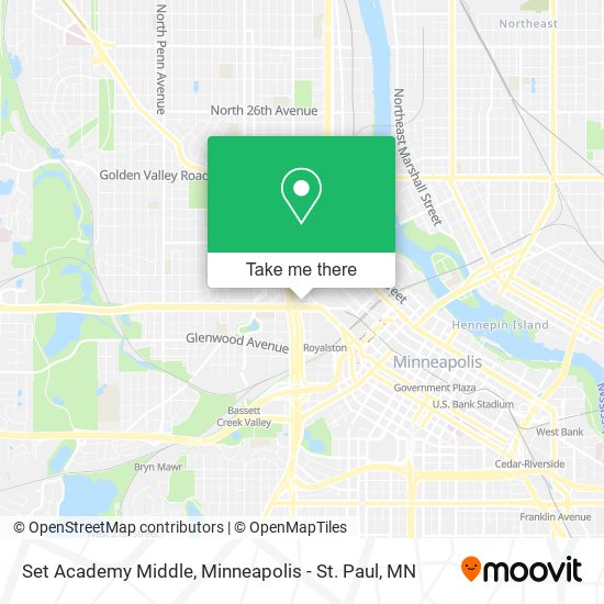 Set Academy Middle map