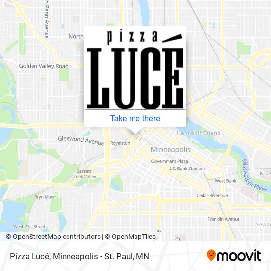 Mapa de Pizza Lucé