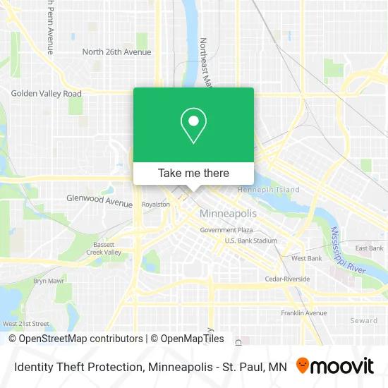 Identity Theft Protection map