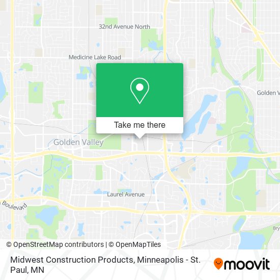 Midwest Construction Products map