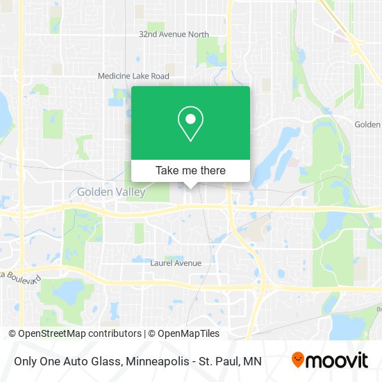 Mapa de Only One Auto Glass