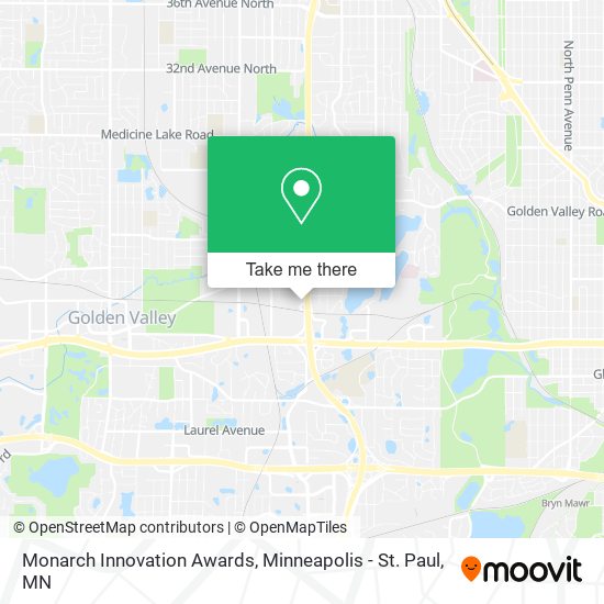 Mapa de Monarch Innovation Awards
