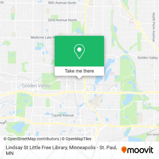 Mapa de Lindsay St Little Free Library