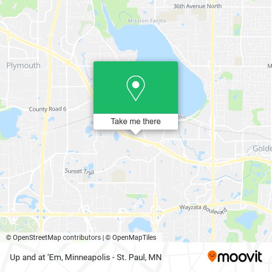 Up and at 'Em map