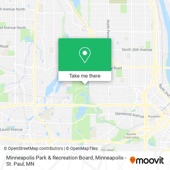 Minneapolis Park & Recreation Board map