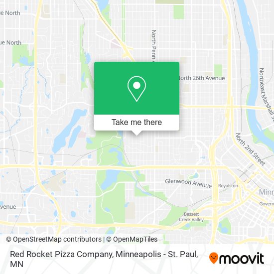 Mapa de Red Rocket Pizza Company