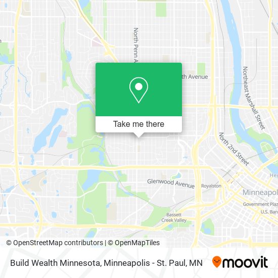 Build Wealth Minnesota map
