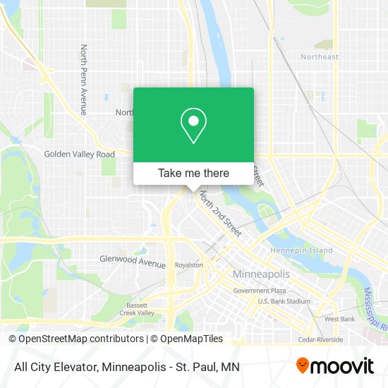 All City Elevator map