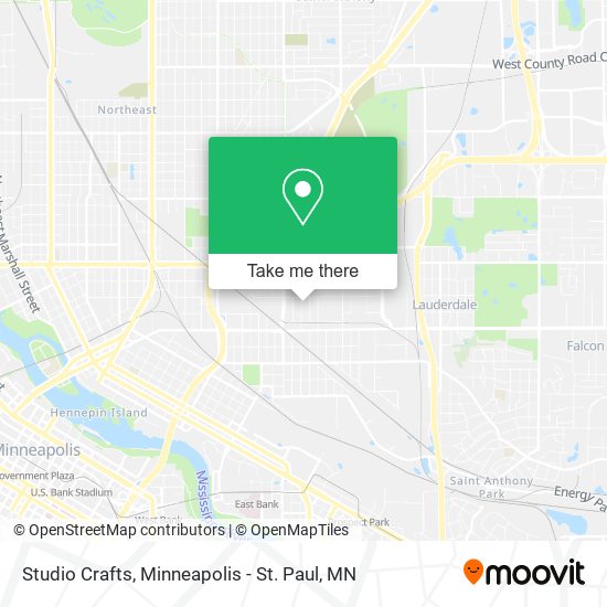 Studio Crafts map
