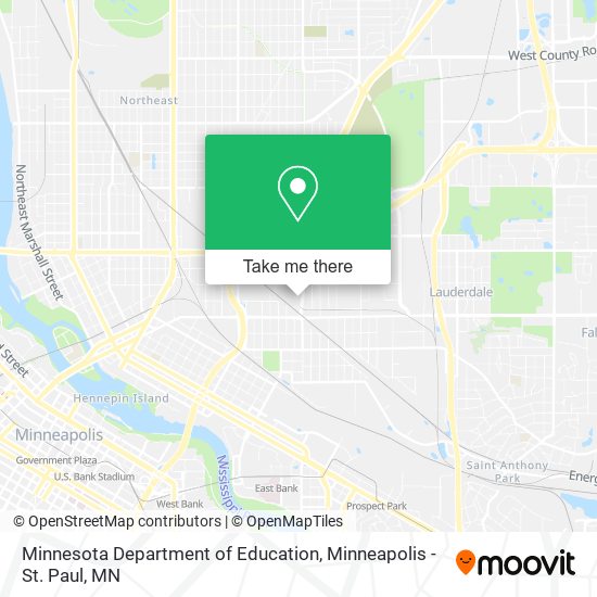 Minnesota Department of Education map