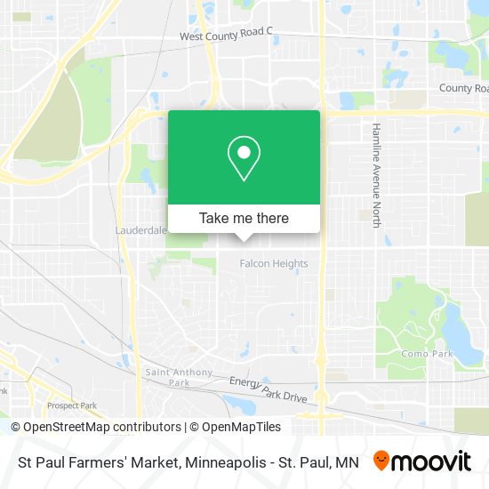 St Paul Farmers' Market map
